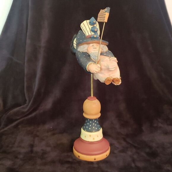 Vintage 1998 Williraye Studio Uncle Sam w/ Flying Pig WW1307 - Original Box - Picture 4 of 9